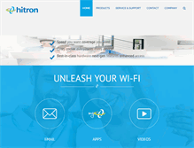 Tablet Screenshot of hitron-americas.com
